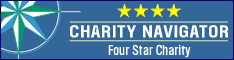 Charity Navigator 4 star rating banner