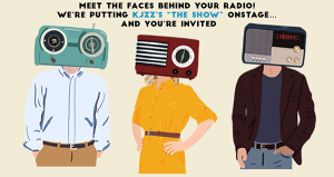 Radio Heads meet the faces behind your radio we're putting KJZZ's The Show on stage and you're invited