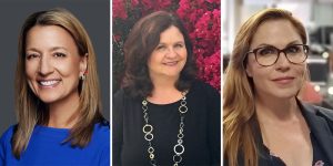 Sybil Hoffman, Mala Blomquist, and Lindsey Collom Riley
